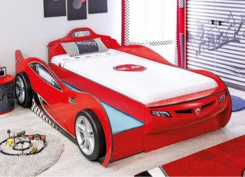 CARBED Кровать-машина Coupe с выдвижной кроватью Red 20.03.1306.00 в Минусинске - minusinsk.mebel54.com | фото