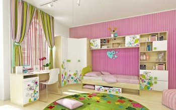 Детская комната Флёр (Белый/корпус Клен) в Минусинске - minusinsk.mebel54.com | фото