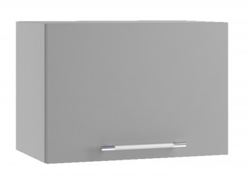 Корато ПГФ 500 шкаф верхний горизонтальный с фрезеровкой (Кварц черный/корпус Серый) в Минусинске - minusinsk.mebel54.com | фото