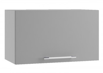 Корато ПГФ 600 шкаф верхний горизонтальный с фрезеровкой (Кварц черный/корпус Серый) в Минусинске - minusinsk.mebel54.com | фото