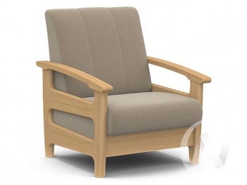 Кресло для отдыха Омега (бук лак/CATANIA LATTE) в Минусинске - minusinsk.mebel54.com | фото