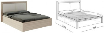 Кровать 1,6 Глэдис (М32) с подъемным механизмом Распродажа в Минусинске - minusinsk.mebel54.com | фото