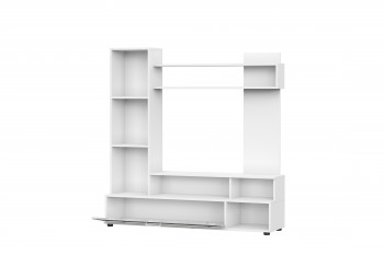 Мебель для гостиной "МГС 9" Белый / Цемент светлый в Минусинске - minusinsk.mebel54.com | фото