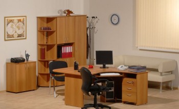 Мебель для персонала Рубин 42 Светлый миланский орех в Минусинске - minusinsk.mebel54.com | фото